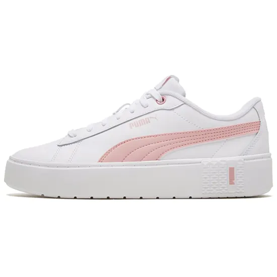 Puma Smash Series Skateboarding Shoes Women's Low-top White/powder