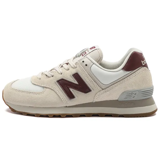 New Balance 574 Moonbeam Burgundy Women's