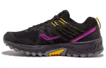 Saucony Excursion Hiking 14 TR Trail Running Low top Running Shoes Women's Black Yellow Standard M