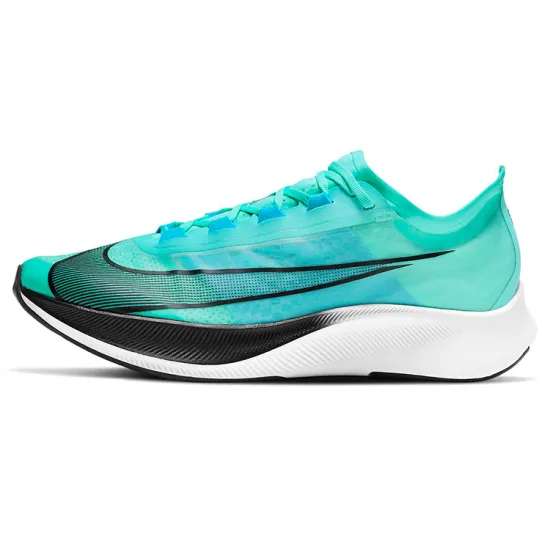 Nike Zoom Fly 3 Running Shoes Men Low-top White/Black/Green
