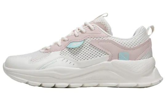 361° Cushioning Slip Resistant Abrasion Resistant Low top Chunky Sneakers Women's Pink White
