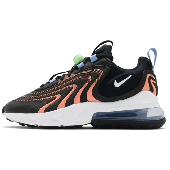 Nike Air Max 270 React Eng Black Orange Women's