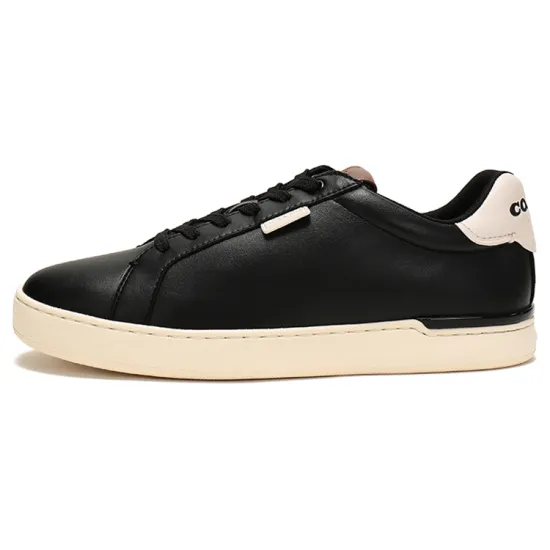 COACH CitySole Skateboard Shoes Men Low-Top Black White