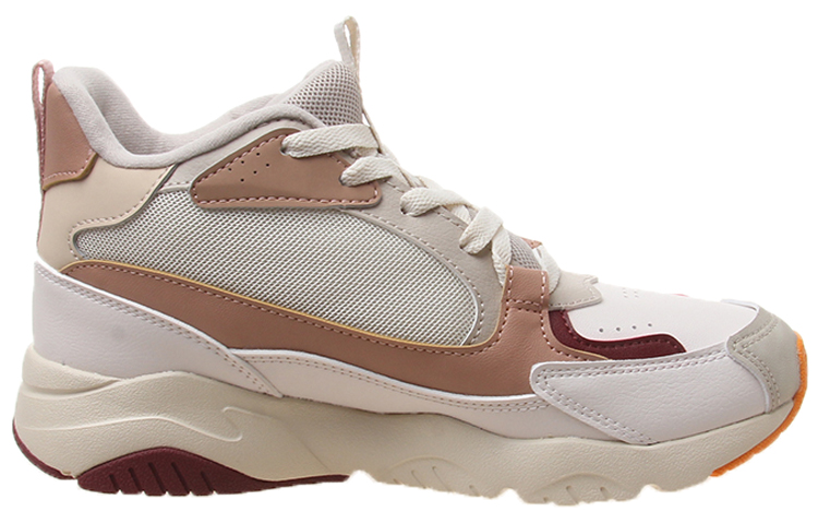 Li Ning Comfortable Cushioning Mid top Running Shoes Women’s Umber Gray Red