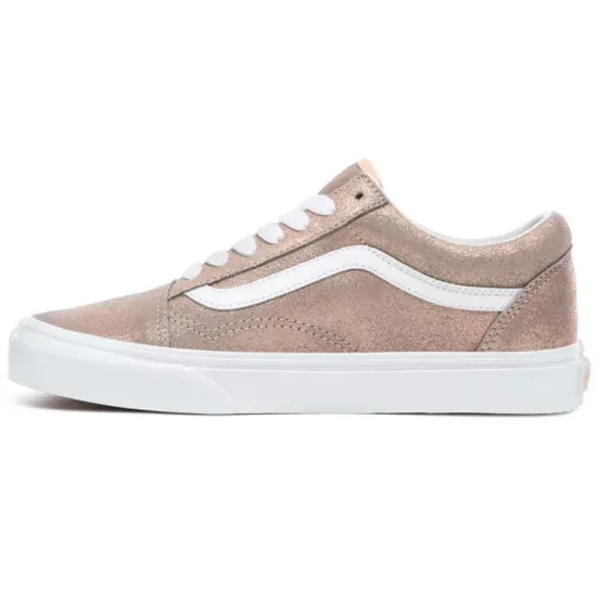 Vans Old Skool Skateboarding Shoes Women's Low-top Pink/white