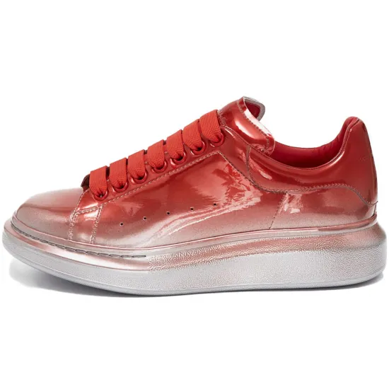 Alexander McQueen Oversized Sneaker 'Silver Red'
