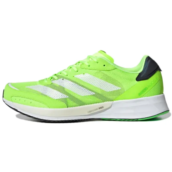 adidas Adizero Adios 6 Running Shoes Men Low-top Fresh Green