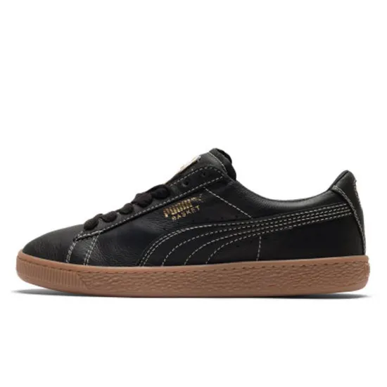 PUMA Basket Series Skateboarding Shoes Unisex Low-top Black