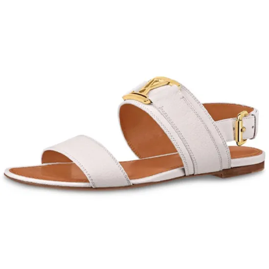 LOUIS VUITTON Horizon Flat Sandals 'White' Women's