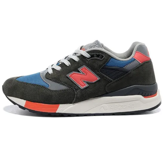 New Balance NB 998 Running Shoes Unisex Low-top Black/gray/blue