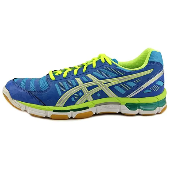 Asics Gel Cyber Shot Training Shoes Men Low Top Blue/Yellow