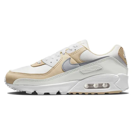 Nike Air Max 90 Summit White Wolf Grey Rattan White Women's