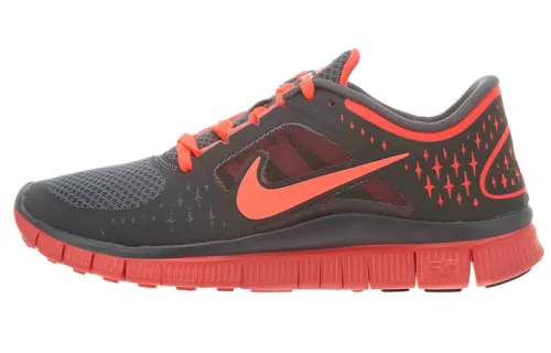 Nike Free Run+3 Mesh Cushioning Slip Resistant Abrasion Resistant Breathable Lightweight Low top Running Shoes Women's