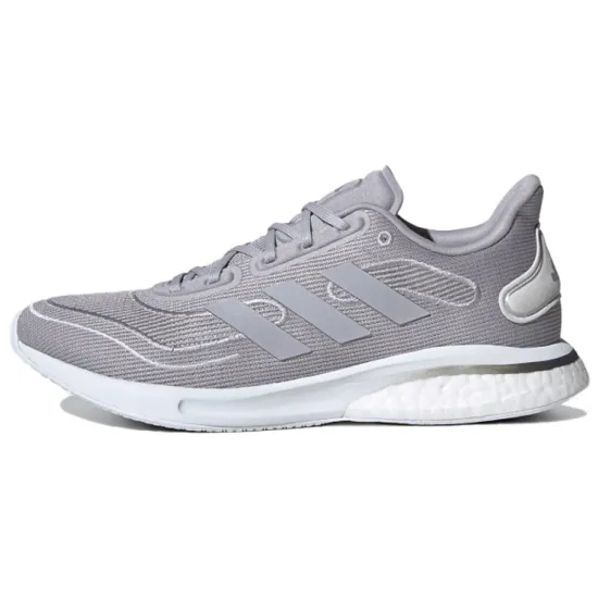 Adidas Supernova Series Running Shoes Women's Low-top Grey/white