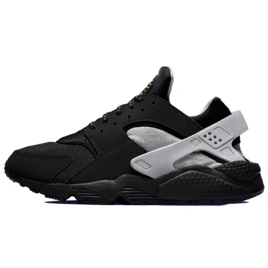 Nike Air Huarache Black Neon Green
