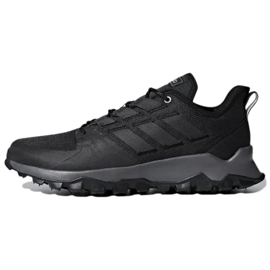 Adidas Kanadia Trail Running Shoes Men Low-Top Carbon Black