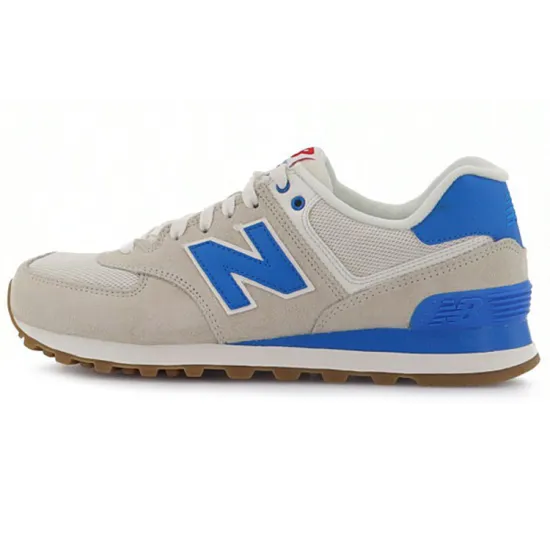 New Balance NB 574 Running Shoes Women's Low-top Sea Salt White/circuit Blue