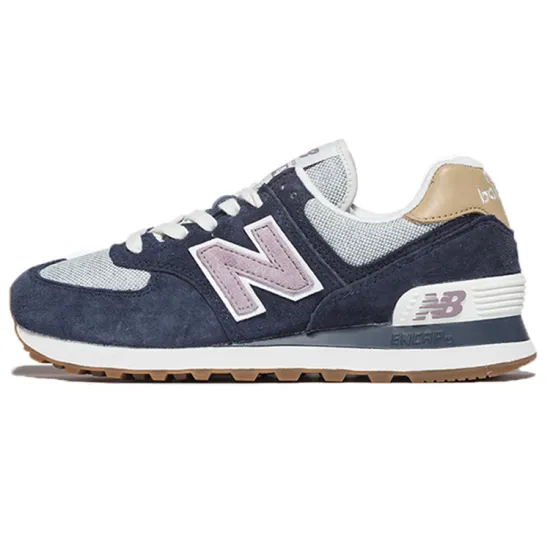New Balance NB 574 Series Running Shoes Women's Low-top Navy Blue