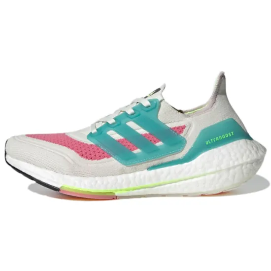 Adidas Ultra Boost 21 White Tint Rose Tone Women's