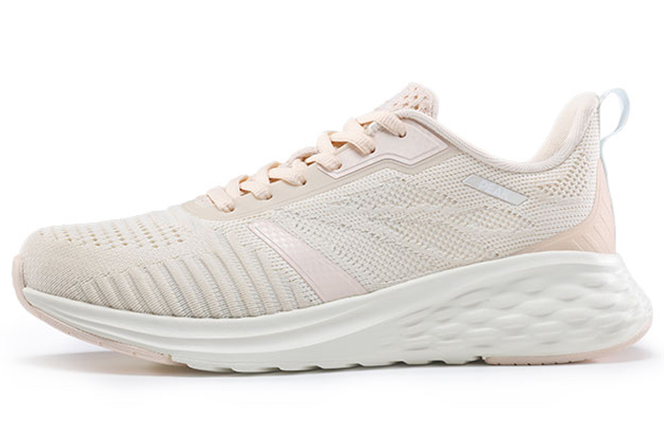 PEAK Fabric Cushioning Breathable Abrasion Resistant Slip Resistant Low top Running Shoes Women’s Canvas White