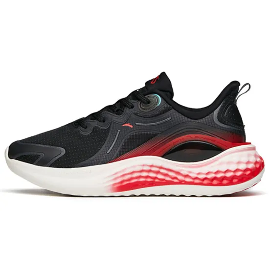 ANTA Running Collection Running Shoes Men Low-Top Black/University Red