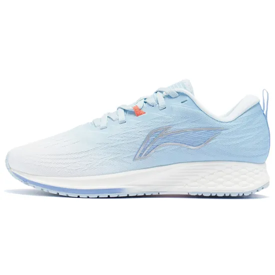 LINING Red Hare 4 Running Shoes Women's Low-Top Standard White/Fantasy Blue