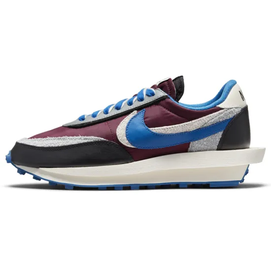 Nike X Sacai X Undercover LDWaffle 'Night Maroon' Sneakers
