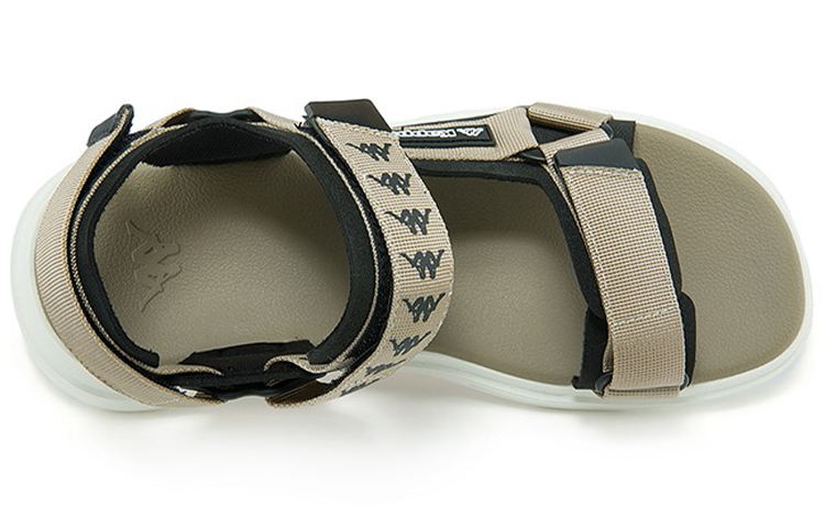 Kappa Beach Sandals Unisex Gray Army Green
