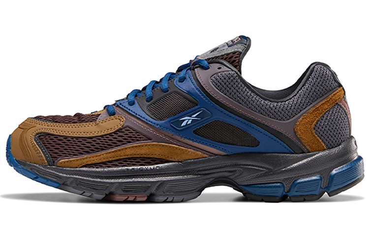 Packer x Reebok Trinity Premier low-top running shoes for men and women, brown blue
