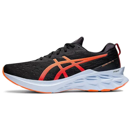 Asics Novablast 2 Running Shoes Men Low-top Black/Orange