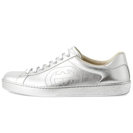 GUCCI Ace Metallic Silver