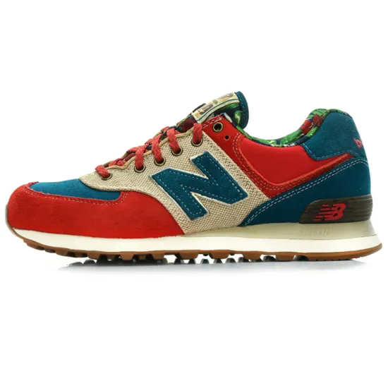 New Balance NB 574 Running Shoes Unisex Low-top Red/Blue
