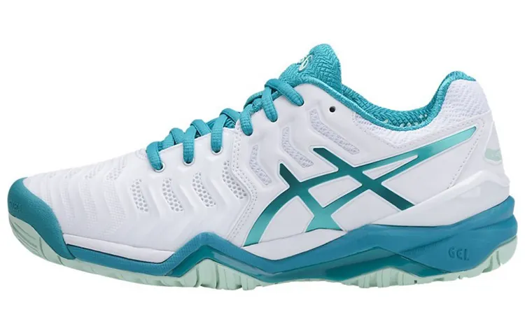 ASICS Gel Resolution 7 Fabric Abrasion Resistant Breathable Low top Running Shoes Women's