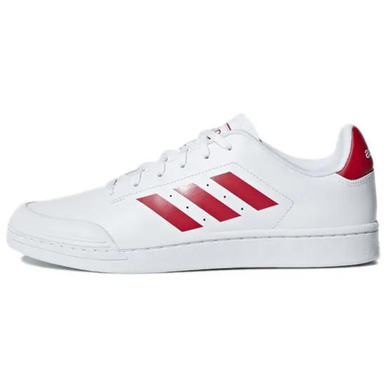 Adidas Neo Skateboard Shoes Men Low-Top Cloud White/Red