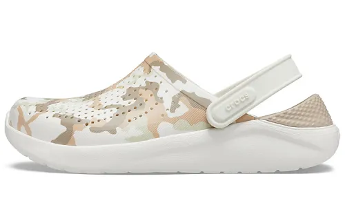 Crocs LiteRide Shoe Camouflage Printing Sandals Beige