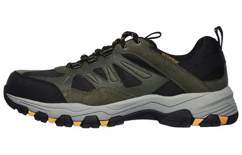 Skechers Relaxed Fit Outdoor Shoes Men's Low Top Green/Black