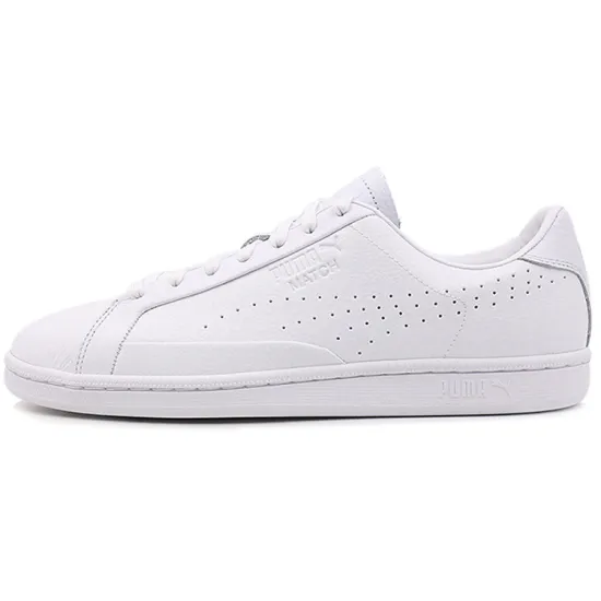 PUMA Match Skateboarding Shoes Unisex Low-top White