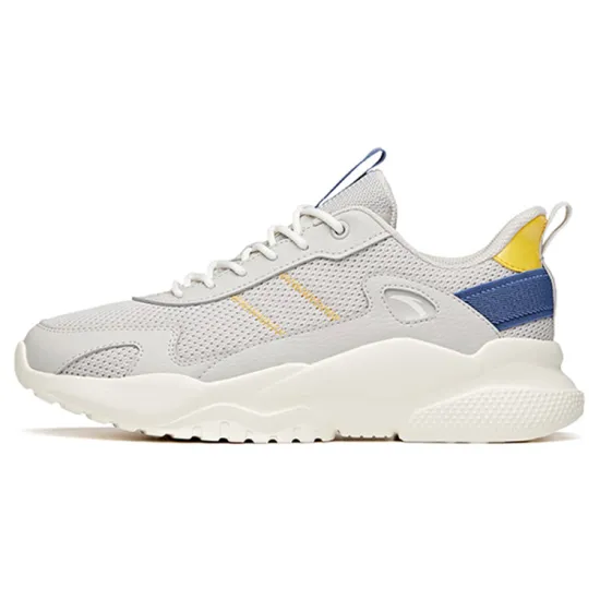 ANTA Running Shoes Men Low-Top One Gray/Dusty Blue