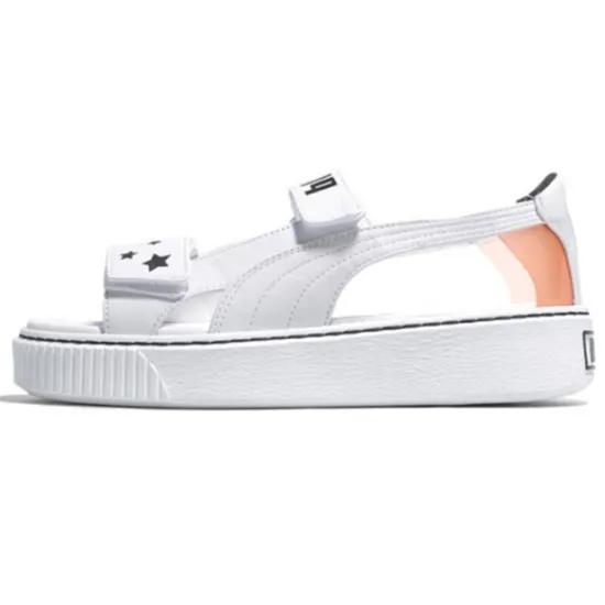 PUMA Sophia Webster X Platform Sandal 'White Black Orange' Women's