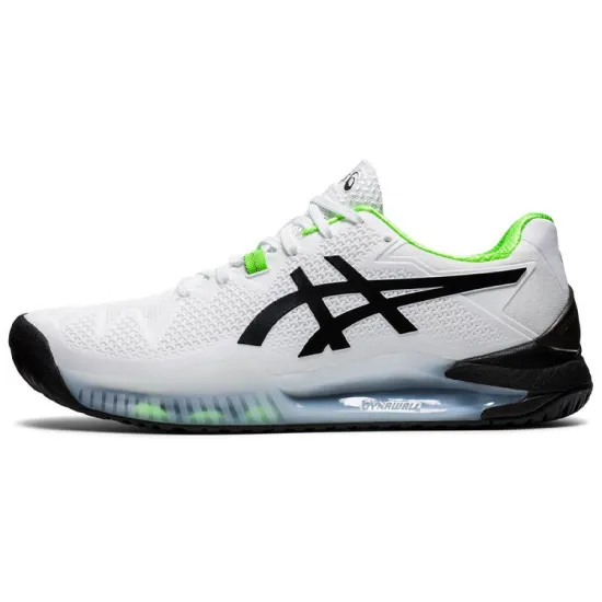 Asics Gel Resolution 8 'White Green Gecko'