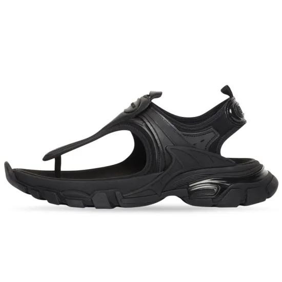 Balenciaga Track Thong Sandal Black Women's