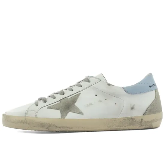 Golden Goose Super Star Stylish Skateboarding Shoes Women's White Vintage Version