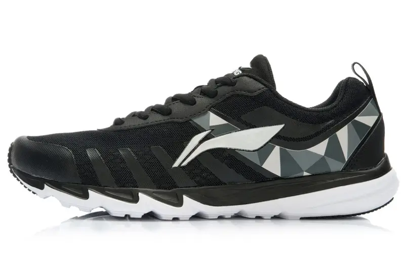 Li Ning Lightweight Textile, Synthetic Leather Abrasion Resistant, Slip Resistant, Cushioned, Breathable Low top
