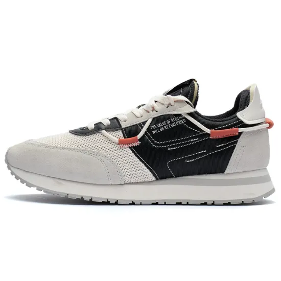 LINING Shattered Stars Running Shoes Men Low-Top Black/Oat Gray/Matte Ecru