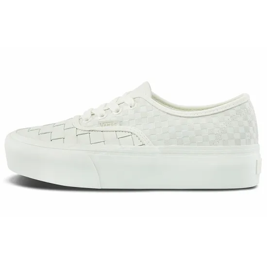 Vans Authentic Platform 'Woven - Blanc De Blanc'
