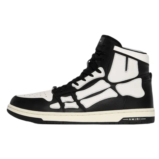 AMIRI Skel Top High 'Black White'