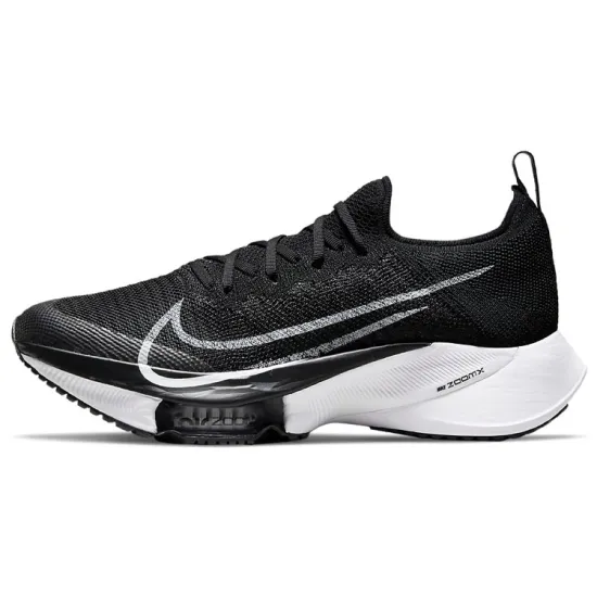 Nike Air Zoom Tempo Next% Flyknit Black White Women's