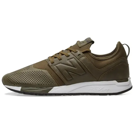New Balance 247 Leather Olive