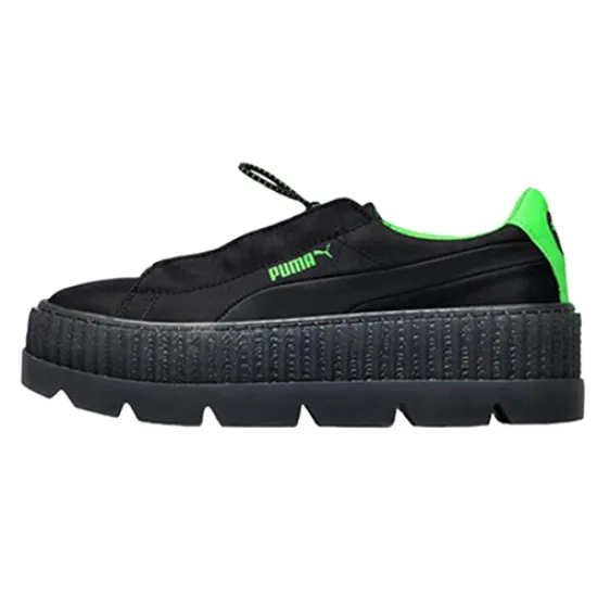 Puma Cleated Creeper Surf Rihanna Fenty Black Green Women's
