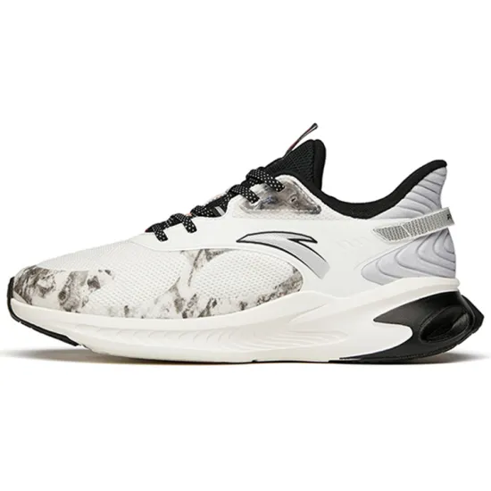 ANTA Rocket 2.0 Running Shoes Men Low-Top Ivory White/Silver